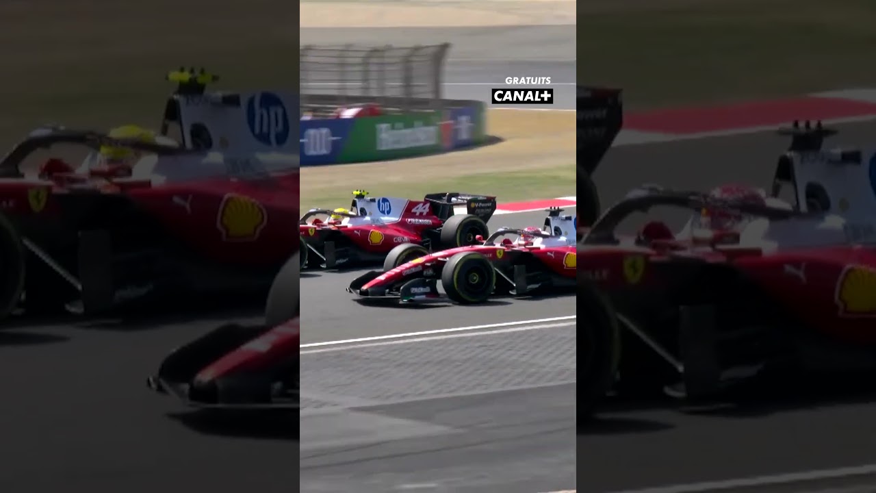 Duel entre les Ferrari en Chine 🇨🇳 #f1 #chinesegp