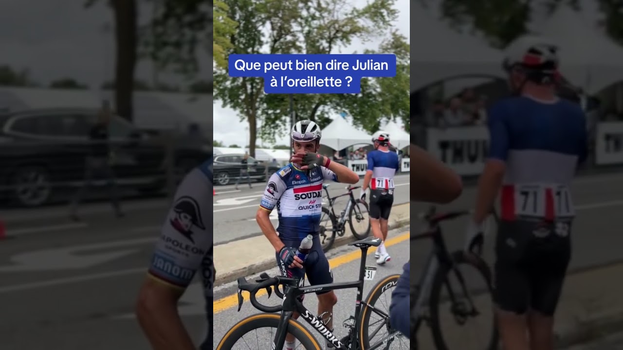 Que dit Alaphilippe à l’oreillette ?
