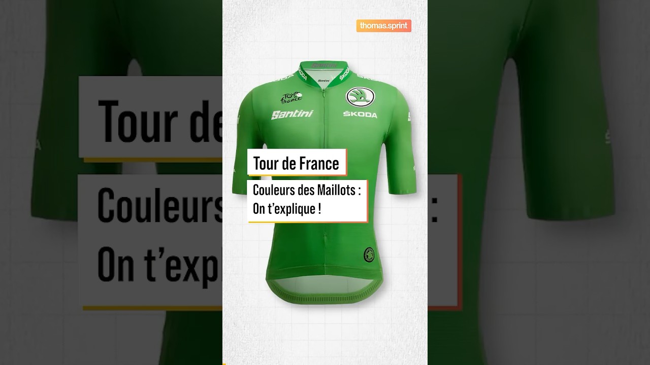 1 minute Pour Comprendre la Signification des Maillots Colorés du Tour de France ! #tourdefrance