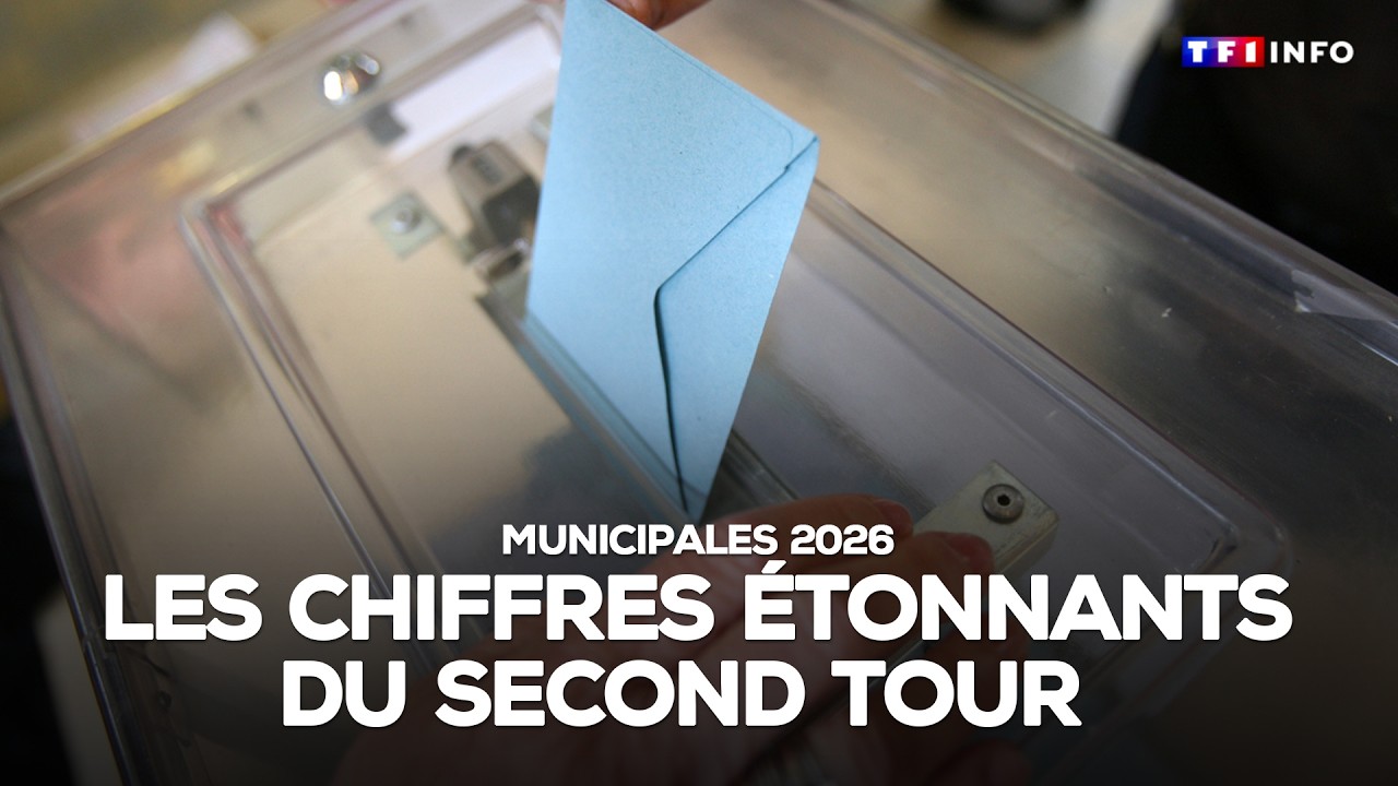 🗳️ Municipales 2026 : les chiffres étonnants du second tour !｜TF1 INFO
