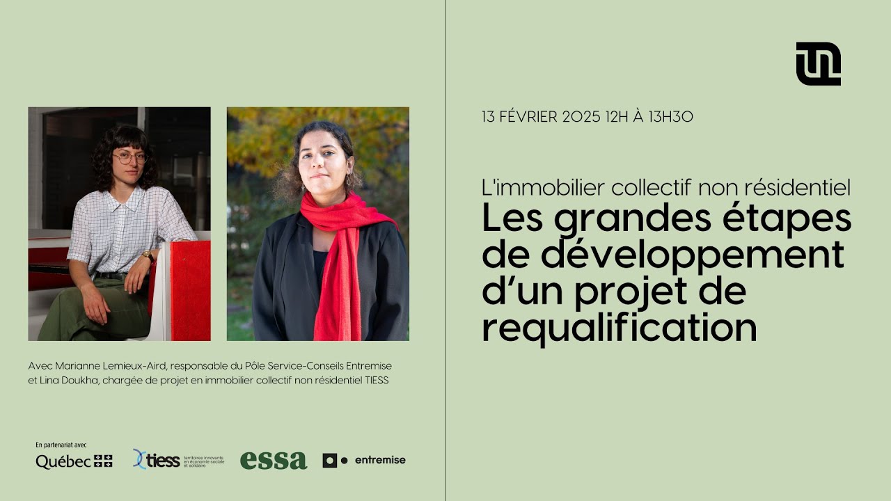 Les grandes étapes du développement d’un  projet de requalification par l'ESSA