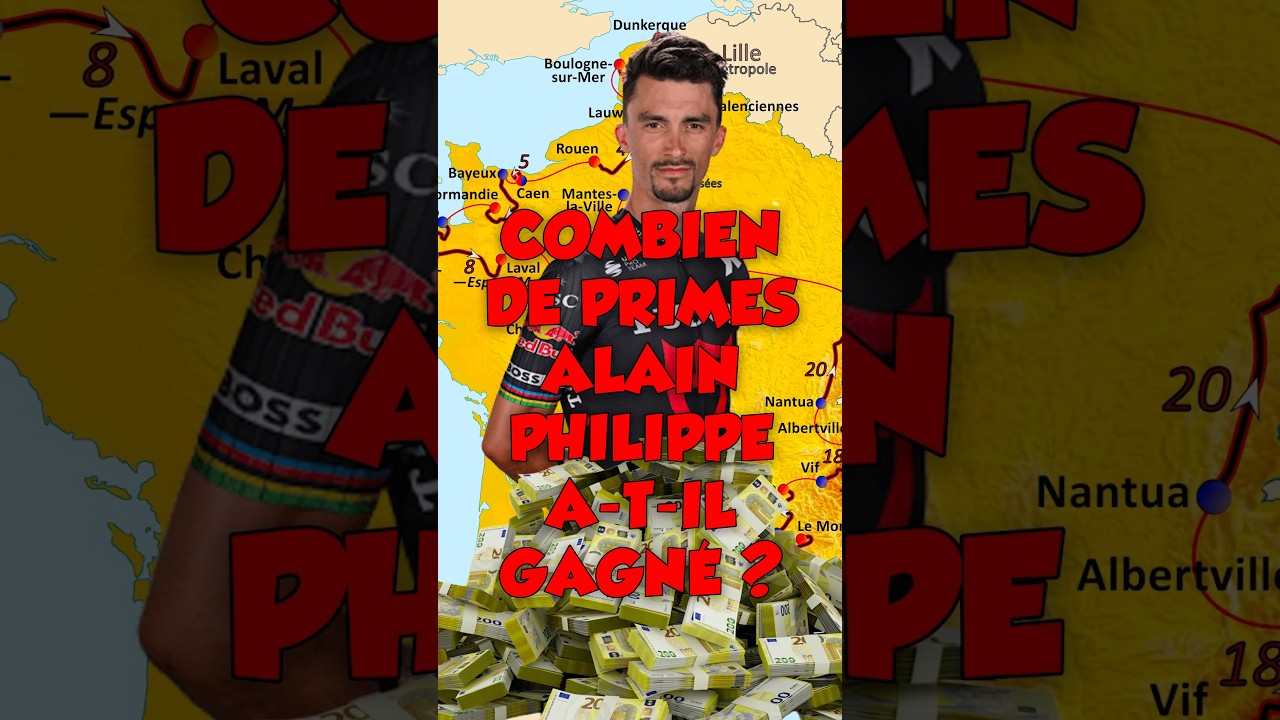 Les primes de Julian Alaphilippe ! 🚲🤑💸