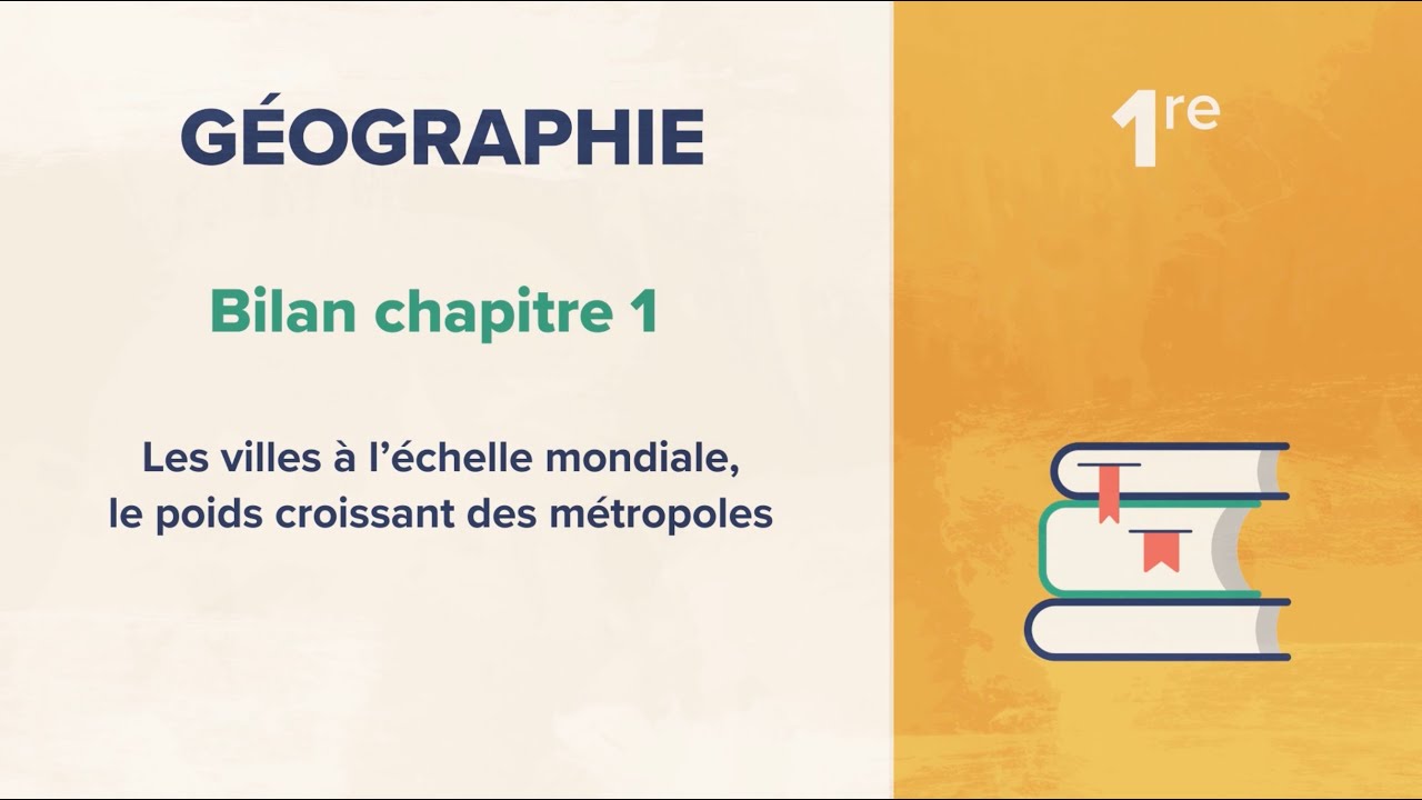 Les villes à l'échelle mondiale, le poids croissant des métropoles (Géographie 1re)