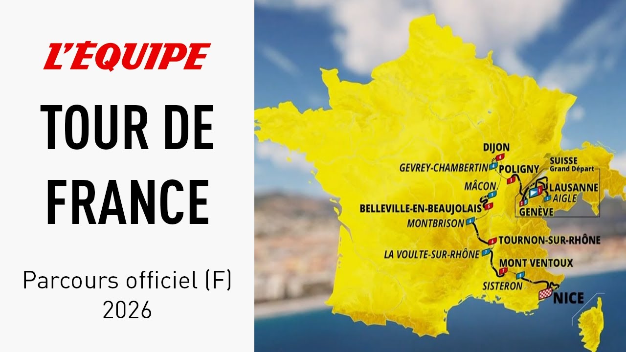 TOUR DE FRANCE FEMMES 2026 - Découvrez le parcours officiel de la 5e édition