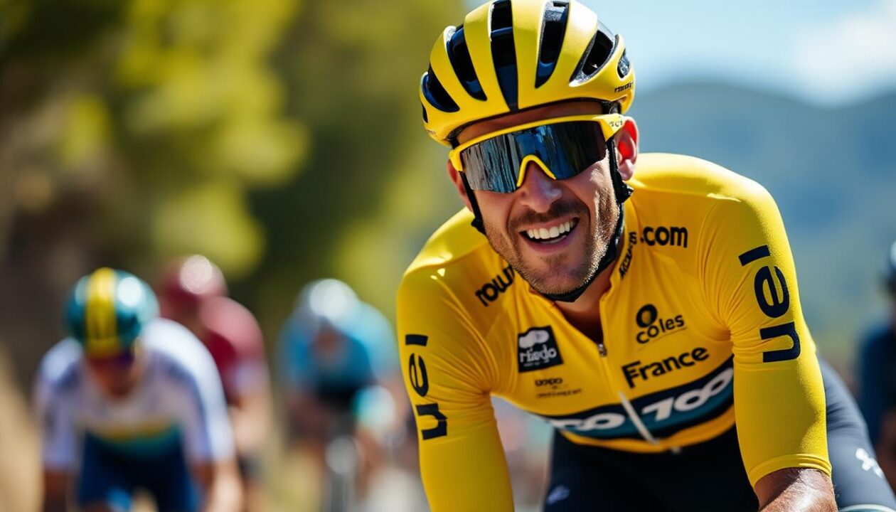 découvrez la signification du maillot jaune dans le tour de france, son histoire et pourquoi il est le symbole de la victoire dans cette célèbre course cycliste.