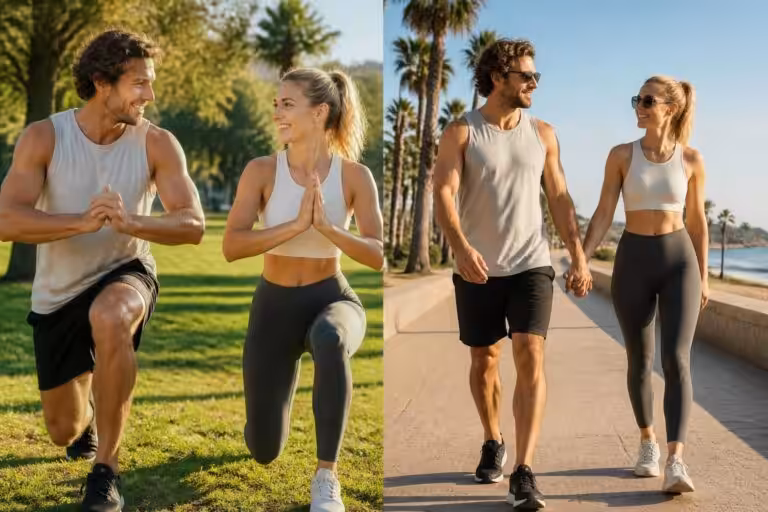 découvrez l'été complice de bradley cooper et gigi, entre séances de sport énergétiques et balades romantiques main dans la main.
