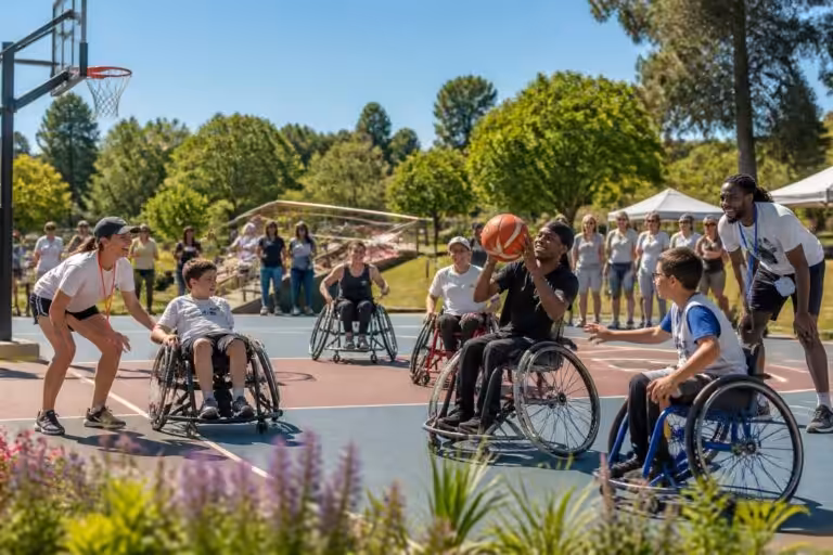 tout l'été, les animations handi’sport adapté ont réuni jeunes et centres spécialisés pour promouvoir le sport inclusif et favoriser la cohésion.